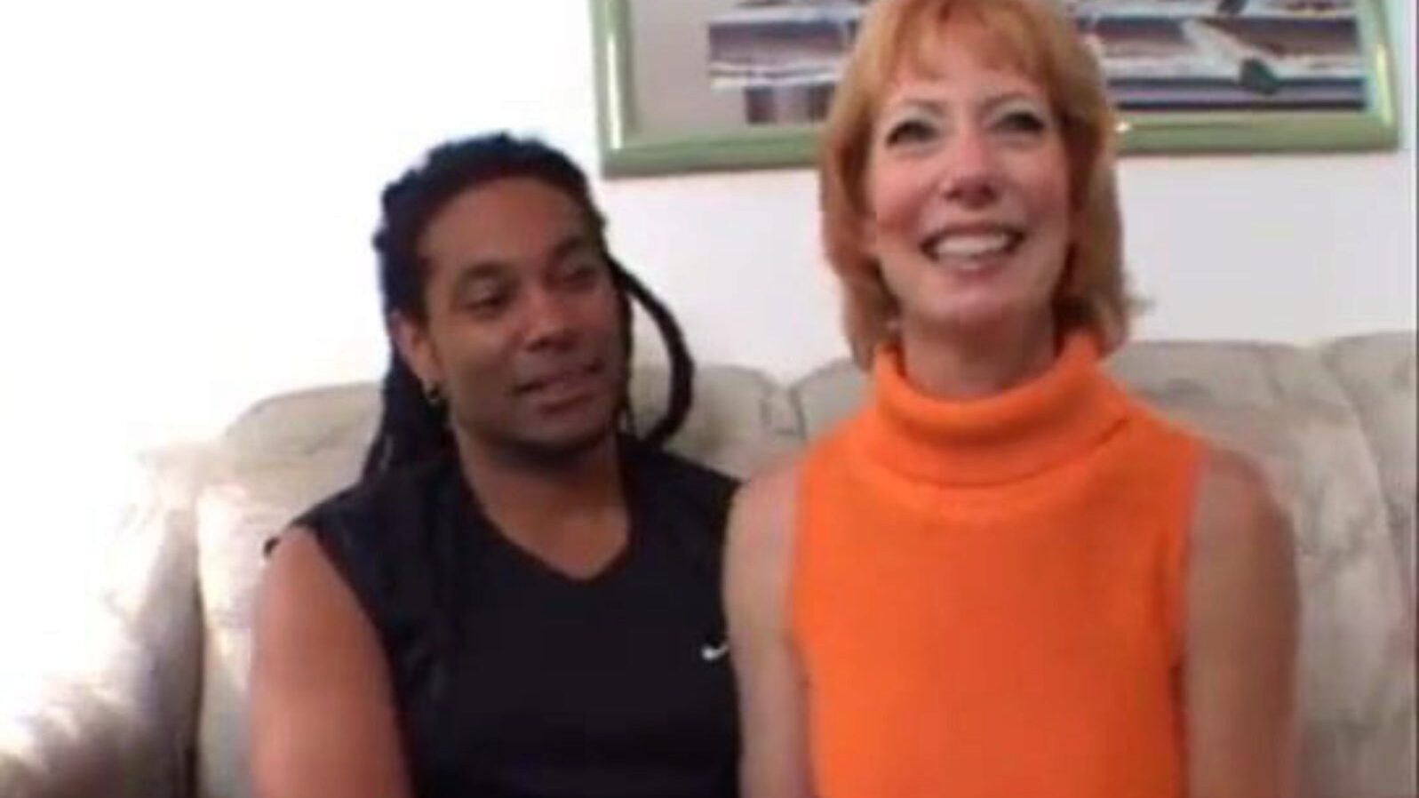 Hot Aged Mamas Likes Pumping Large African Knob in Interracial Movie